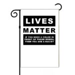 Lives Matter Anti-Racism Equality Garden Flag