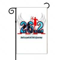 Marathon Runner Garden Flag