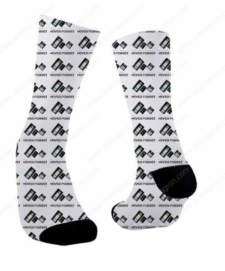 Never Forget 80's Retro Socks