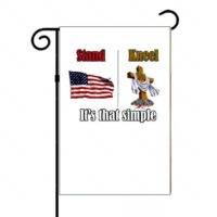 Stand For The Flag Garden Flag