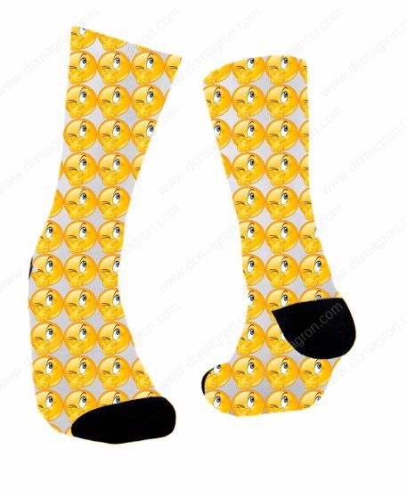 Suspecting Befuddled Emoji Socks