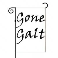 Gone Galt Atlas Shrugged Garden Flag