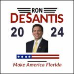 Ron DeSantis 2024 For President Metal Photo D-571