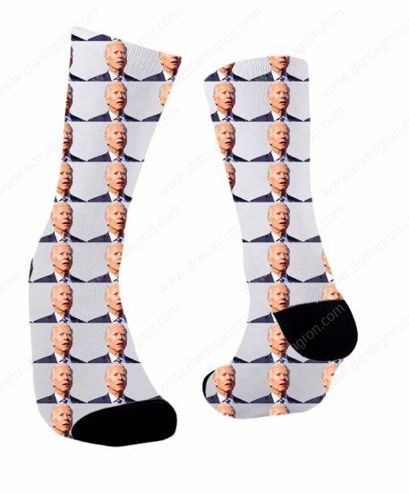 Confused Biden Anti-Biden Socks