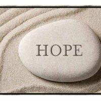 Hope Zen Stone License Plate