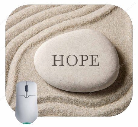 Hope Zen Stone Mouse Pad