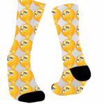 Pondering Emoji Socks