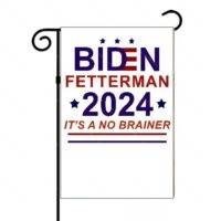 Biden Fetterman It's A No Brainer Garden Flag