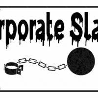 Corporate Slave License Plate