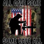 All Gave Some Some Gave All Patriotic Metal Photo U-4