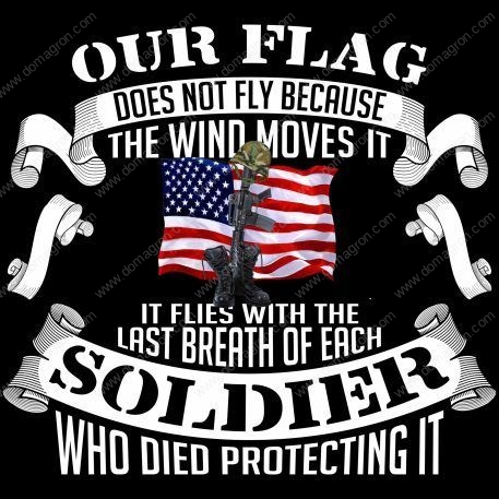 Our Flag Doesn't Fly Patriotic Veterans Metal Photo U-158