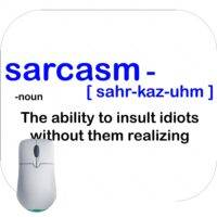 Definition of Sarcasm Mouse Pad