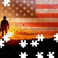 Soldier Sunset Jigsaw Puzzle