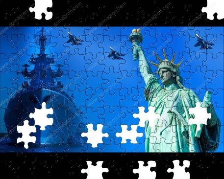 Statue of Liberty US Military Puzzle