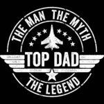 Top Dad Father’s Day Metal Photo F-194