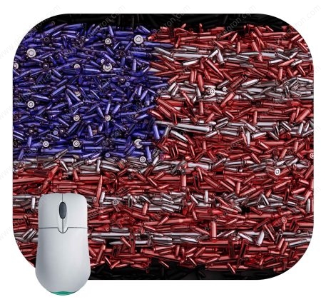 Flag of Bullets Mouse Pad