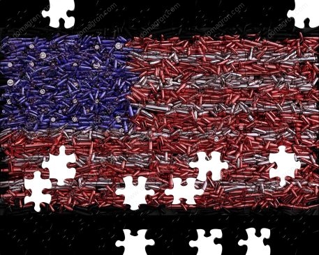 Flag of Bullets Puzzle