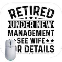 Retired Under New Management Mouse Pad
