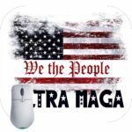 We The People MAGA Flag Mouse Pad