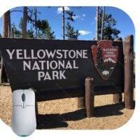 The Entrance of Yellowstone National Park Mouse Pad