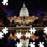 US Capital At Night Jigsaw Puzzle