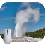 Yellowstone National Park Old Faithful Mouse Pad