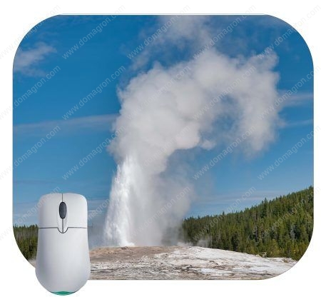 Yellowstone National Park Old Faithful Mouse Pad