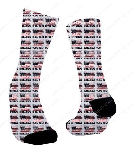 We The People MAGA Flag Socks