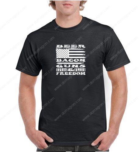 Beer Bacon Guns & Freedom Shirt U-10