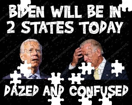 Biden Will Be In Two States Today Dazed And Confused Puzzle