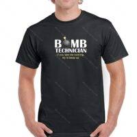 Bomb Technician If You See Me Running Try To Catch Up Shirt S-16