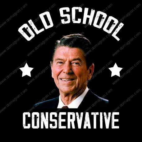 Old School Conservative Ronald Reagan Metal Photo P-155