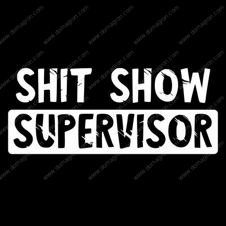 Shit Show Supervisor Metal Photo S-173