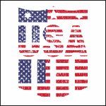 USA Shield Flag Direct to Film (DTF) Heat Transfer U-203