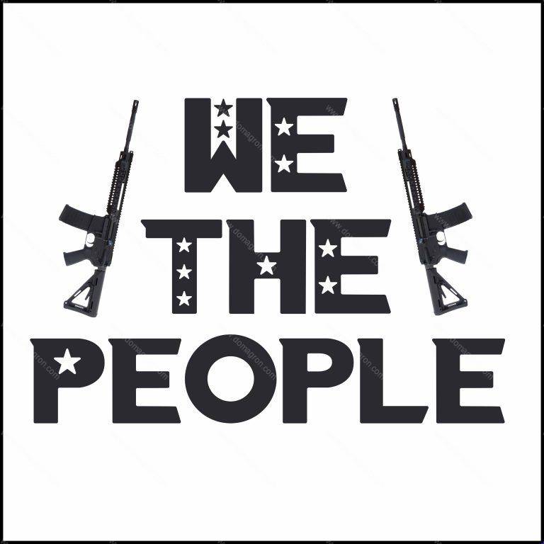 We The People AR Direct to Film (DTF) Heat Transfer N-224