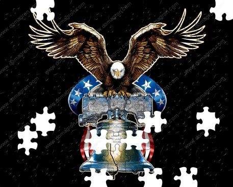 Eagle Liberty Bell Puzzle