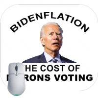Bidenflation The Cost Of Morons Voting Mouse Pad