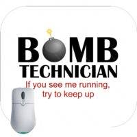 Bomb Technician If You See Me Running Try To Catch Up Mouse Pad