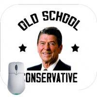 Old School Conservative Ronald Reagan Mouse Pad