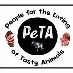 PETA People For The Easting Of Tasty Animals License Plate