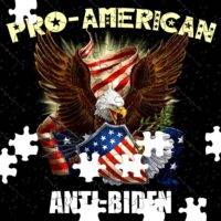 Pro-American Anti-Biden Jigsaw Puzzle