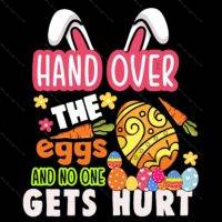 Hand Over The Eggs Easter Metal Photo H-53
