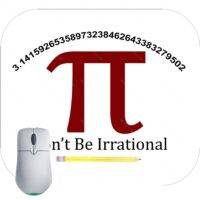 Don't Be Irrational Pi Math Lover's Mouse Pad
