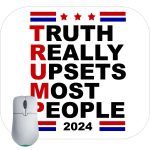 Trump-Truth Really Hurts Mouse Pad
