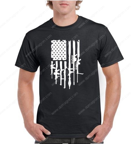 American Gun Flag Shirt N-304