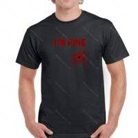I'm Fine Blood Splat Shirt S-404