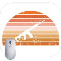 Retro Gun Mouse Pad