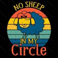 No Sheep In My Circle Metal Photo P-511