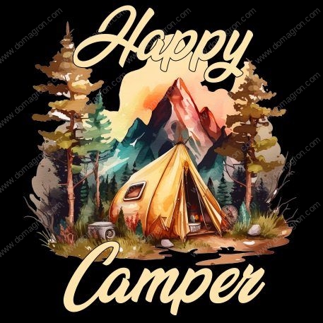 Happy Camper Metal Photo C-515