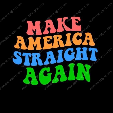 Make American Straight Again Metal Photo W-527